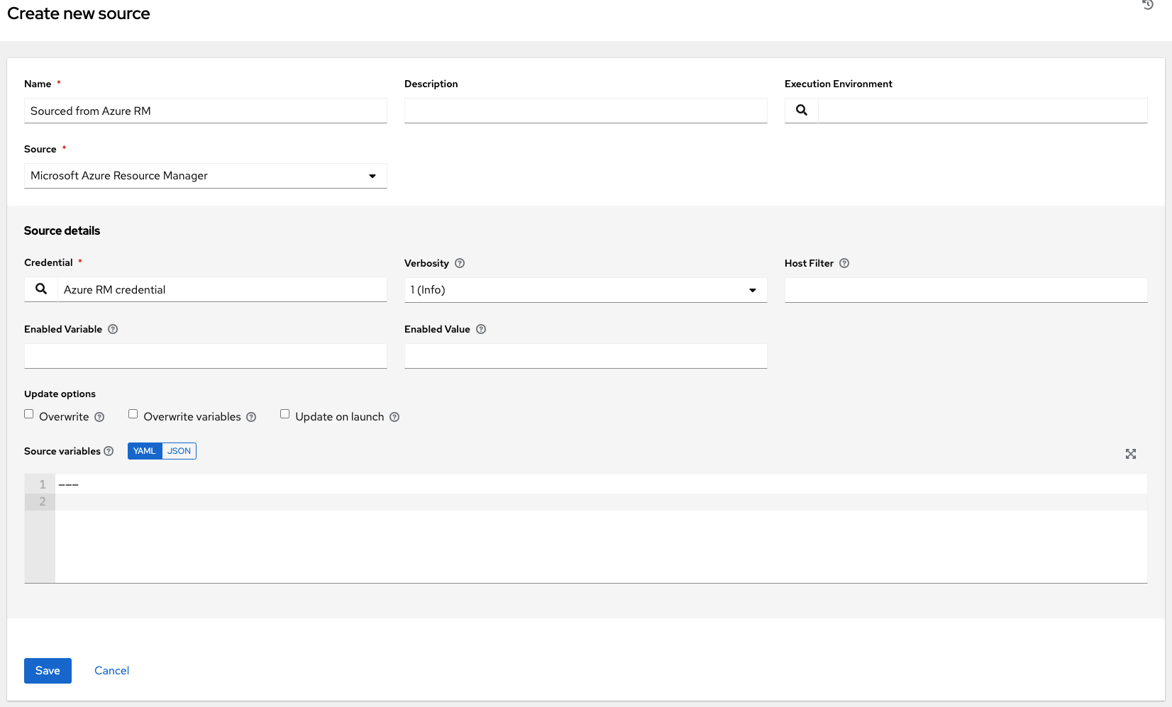 Inventories create source Azure example